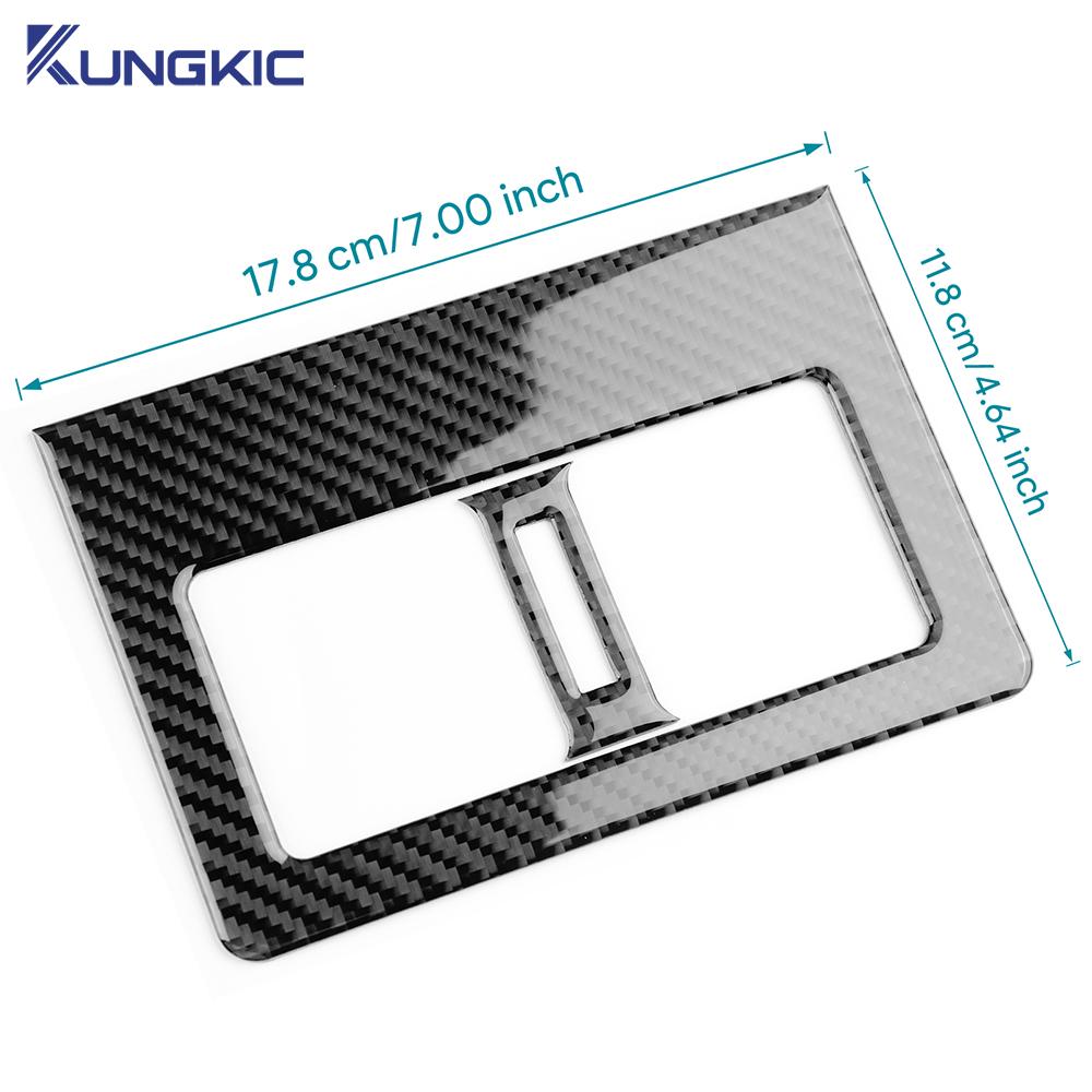 Настоящее мягкое углеволокно для Toyota Camry 2018 2019 2020 2025 2025 2025 2025 LHD RHD Панель заднего воздуховода Отделка интерьера