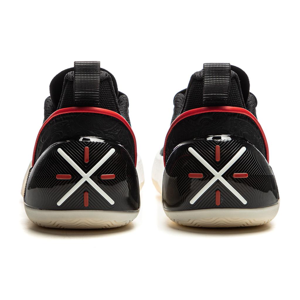Li-Ning Way of Wade All City 12 Encore Misty Step мужские кроссовки черные кремово-красные ABAU029-8