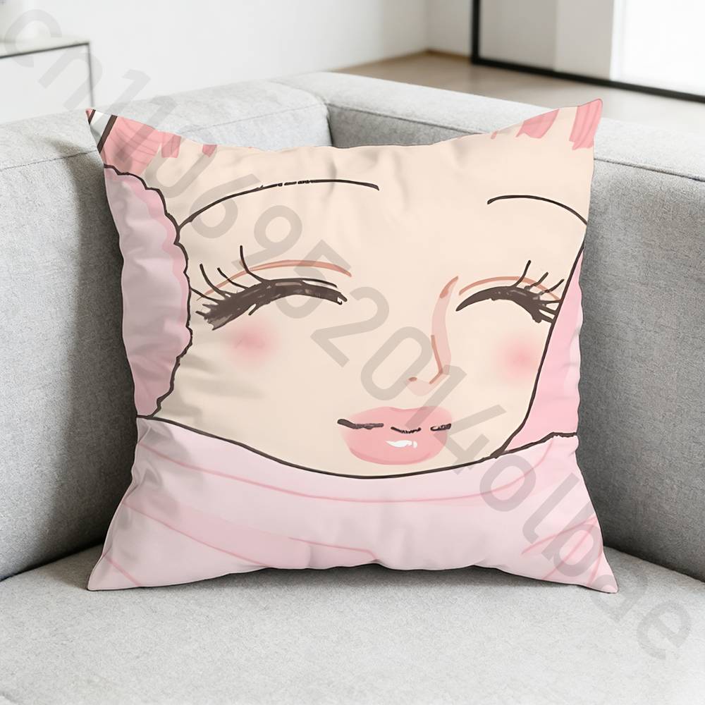 Miwako PParadise KKiss pillowcase casual style decoration suitable for home decoration excluding pillow core