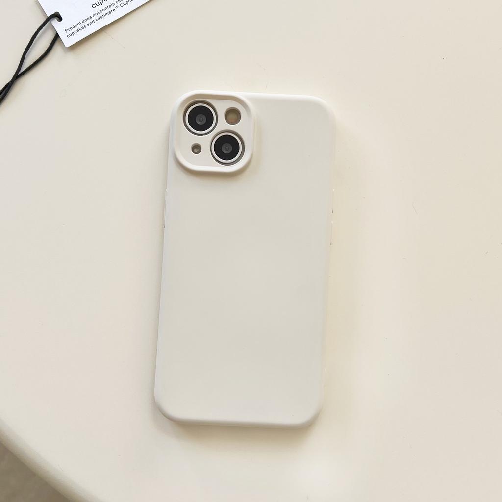 Применимо к чехлу для мобильного телефона iPhone17Promax Apple 16 жидкий силикон 14 простой однотонный 13 противоударный защитный чехол