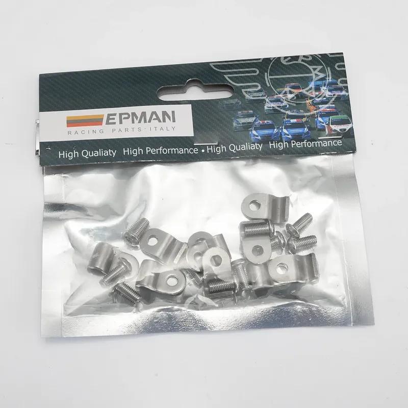 EPMAN Single Line Clamp Fuel Line Clamps 3/8"&3/16"& 1/4" SS 1 Pack Suit Fuel, Air, Electrical, Brake, Lines Etc EPLC3187