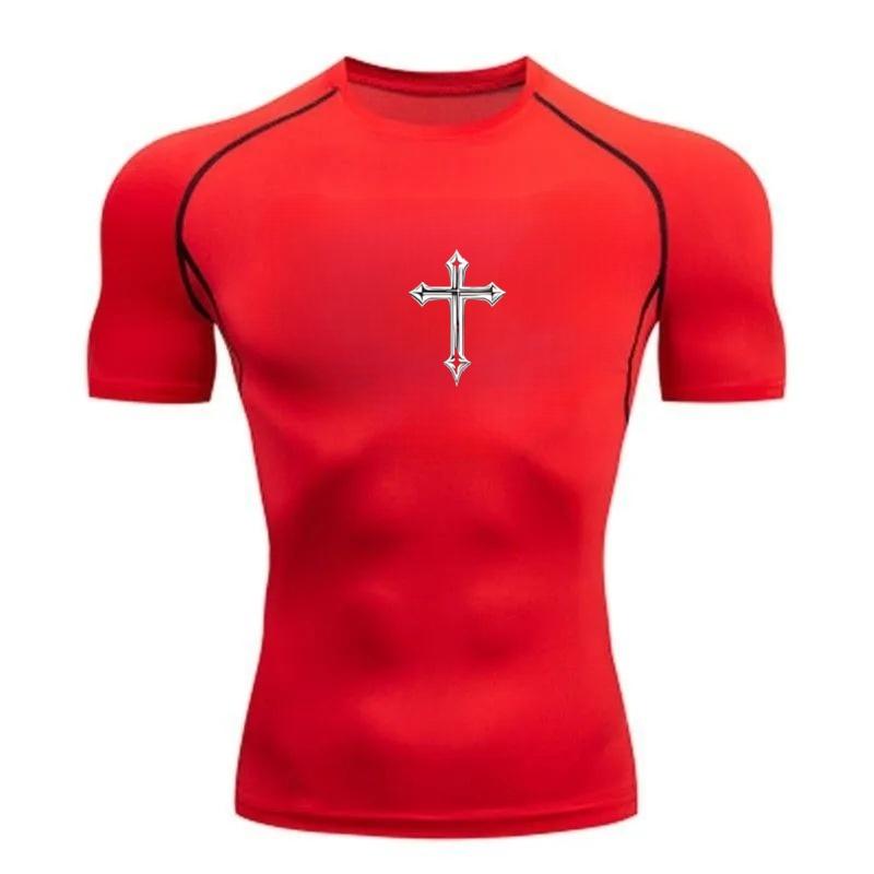 Мужская ультралегкая быстросохнущая спортивная футболка - Дышащая эластичная влагоотводящая с коротким рукавом для фитнеса, тренажерного зала, спорта, тренировок