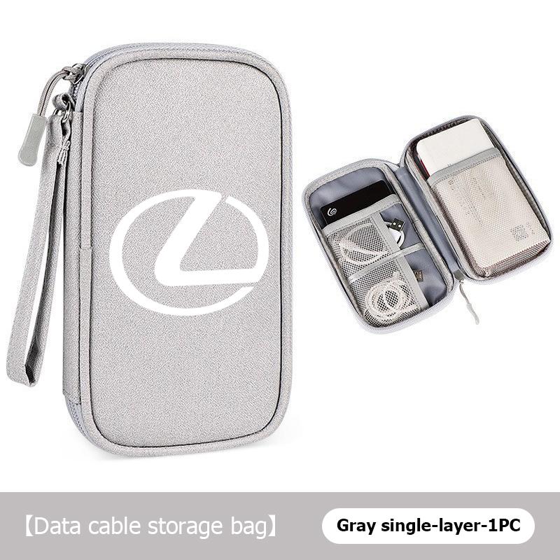 For Lexus Travel Portable Digital Accessories Storage Bag Organizer CT ES GS NX IS250 RX350 IS200 LX570 UX250h CT200h