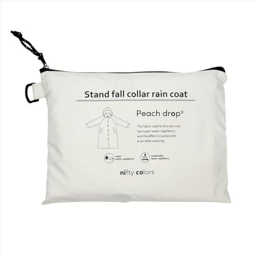 Nifty Colors Peach Drop Sten-Collar Raincoat 6049SD