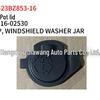 Toyota 2023 BZ3 Washer Fluid Reservoir Cap 85316-02530