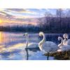 Алмазная картина, наборы для вышивки крестом, Алмазная вышивка, мозаика, лебедь, картина, домашний декор, подарок