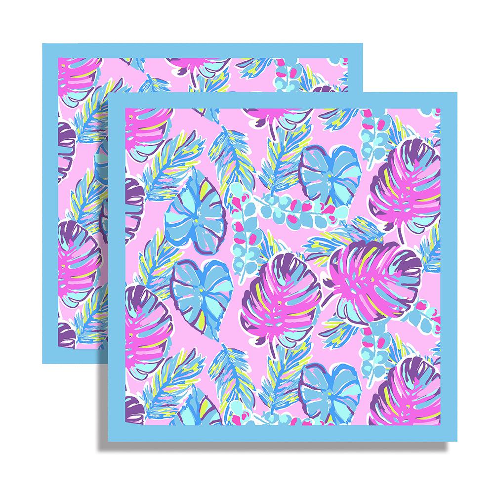 70 * 70 Солнцезащитный маленький квадратный шарф с большим принтом, женский шелковый шарф, тонкий легкий солнцезащитный шарф, повязка на голову