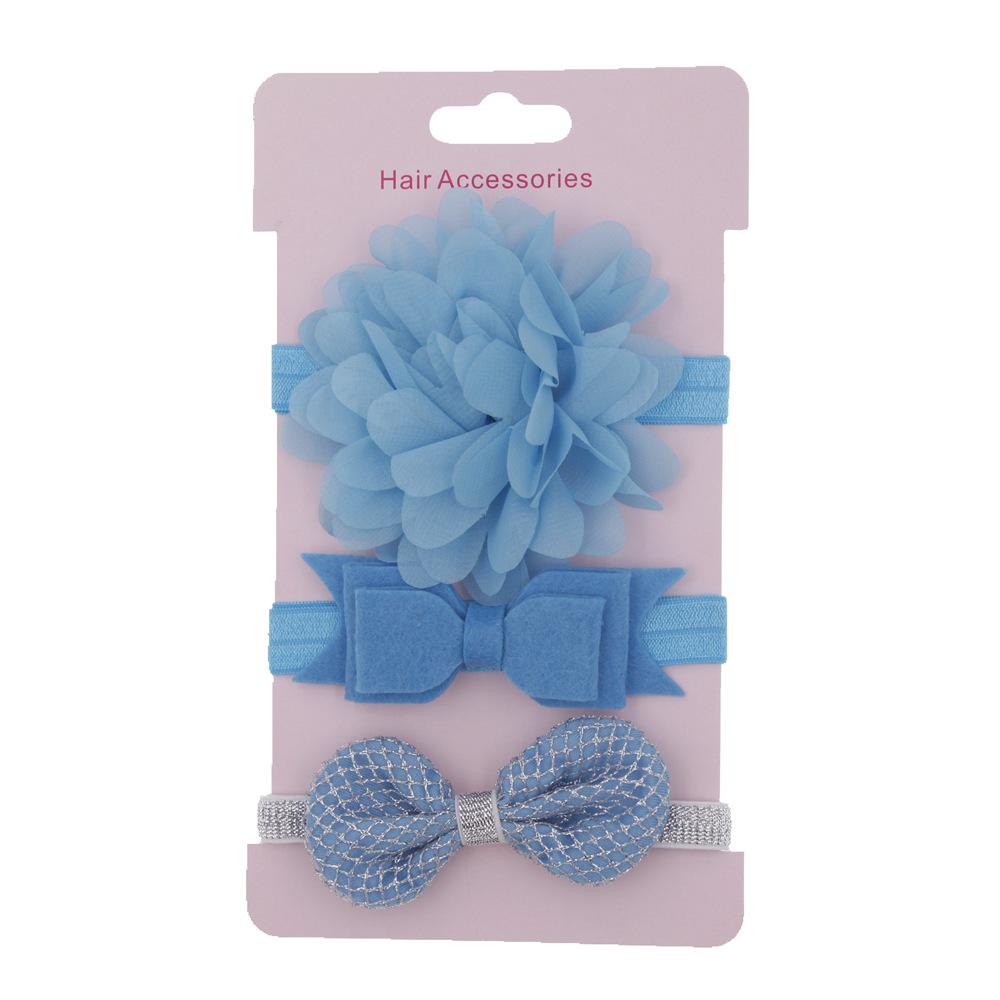 3 шт. милая детская повязка на голову с заячьими ушками, эластичная повязка для волос с бантом и цветком, повязки на голову для маленьких девочек, детский тюрбан, набор аксессуаров для волос