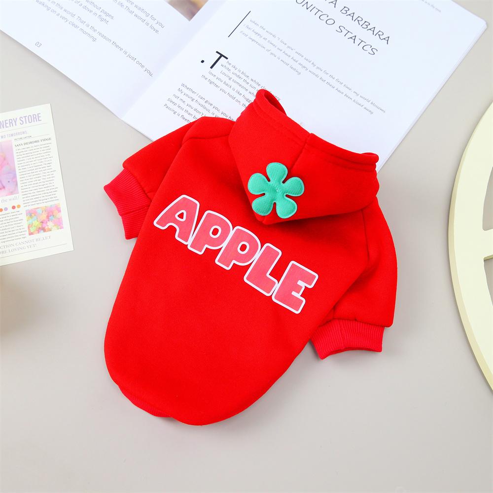 Classic Fruit Print Sphynx Cat Hoodie Sweater Autumn Winter Warm Pet Clothes for Cats Gotas Garfield Katten Dog mascotas Costume