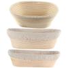 Овальная корзина для расстойки теста Banneton Brotform Dougn Плетеная из ротанга Корзины для расстойки хлеба Плетеная из ротанга Корзина для ферментации закваски