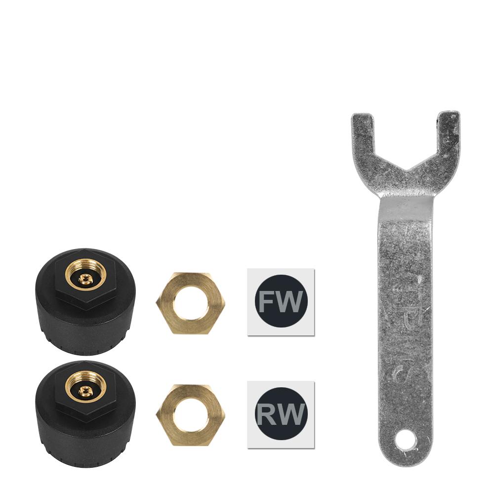 Система контроля давления в шинах, внешние датчики давления в шинах автомобиля, TPMS, водонепроницаемое приложение для мобильного телефона, дисплей Bluetooth 5,0, Android/IOS