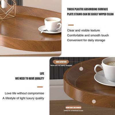 Приставной столик C-образной формы C-образный кофейный чайный диванный приставной столик Подкатной столик под диван Рустикальный столик для закусок и чая Узкий тонкий диванный тра