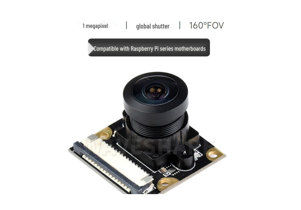 Камера MicroSnow для Raspberry Pi с глобальным затвором OV9281, 1 МП, регулируемый угол обзора