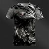 Men's Graphic Animal Eagle T Shirt Tee Top Short Sleeve T Shirt 3D Print Crew Neck Shirt Designer Casual Street Style Sports Outdoor Holiday