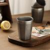 Retro Frosted Double-walled 304 Stainless Steel Cup for Home Coffee Cup Double-walled Cold-proof Beer Cup Tea Cup Juice Cup