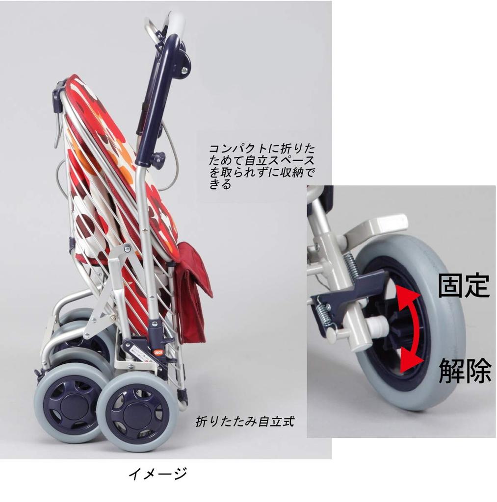 Тележка UBER Wire Cart Swarel с сумкой Красная AS-0275