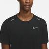 Nike Дышащая и удобная мужская футболка с коротким рукавом для бега, черная