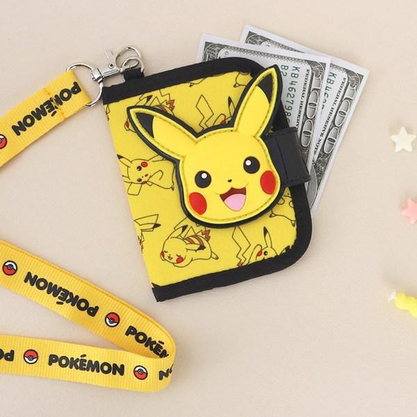 Pokemon Pikachu 2-stage Face Hook Necklace Wallet