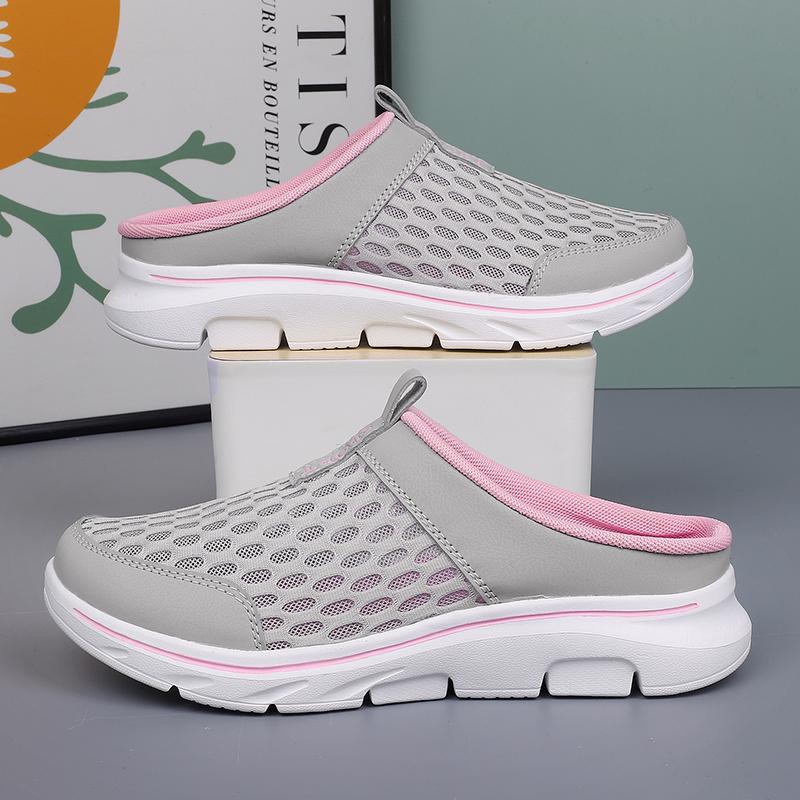 Женские сандалии, тапочки-слайды, мягкие мюли, мокасины, мужские кроссовки без спинки, повседневные мужские сабо, большие размеры