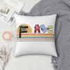 Letter Pillowcases Room Christmas Boys Retro Sunset Gamer Cushion Cover Cool Pillow Cover