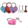 Фигурный навесной замок с ключом Крошечный чемоданчик Поделки Замок набор четыре цвета