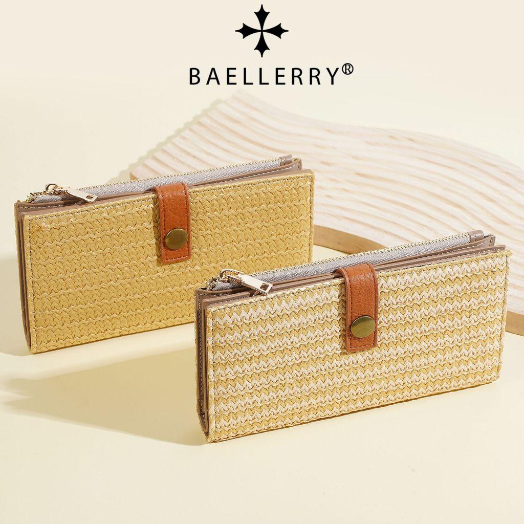 Pu Material Long Wallet For Women With Multiple Card Slots And Zipper For Daily Use