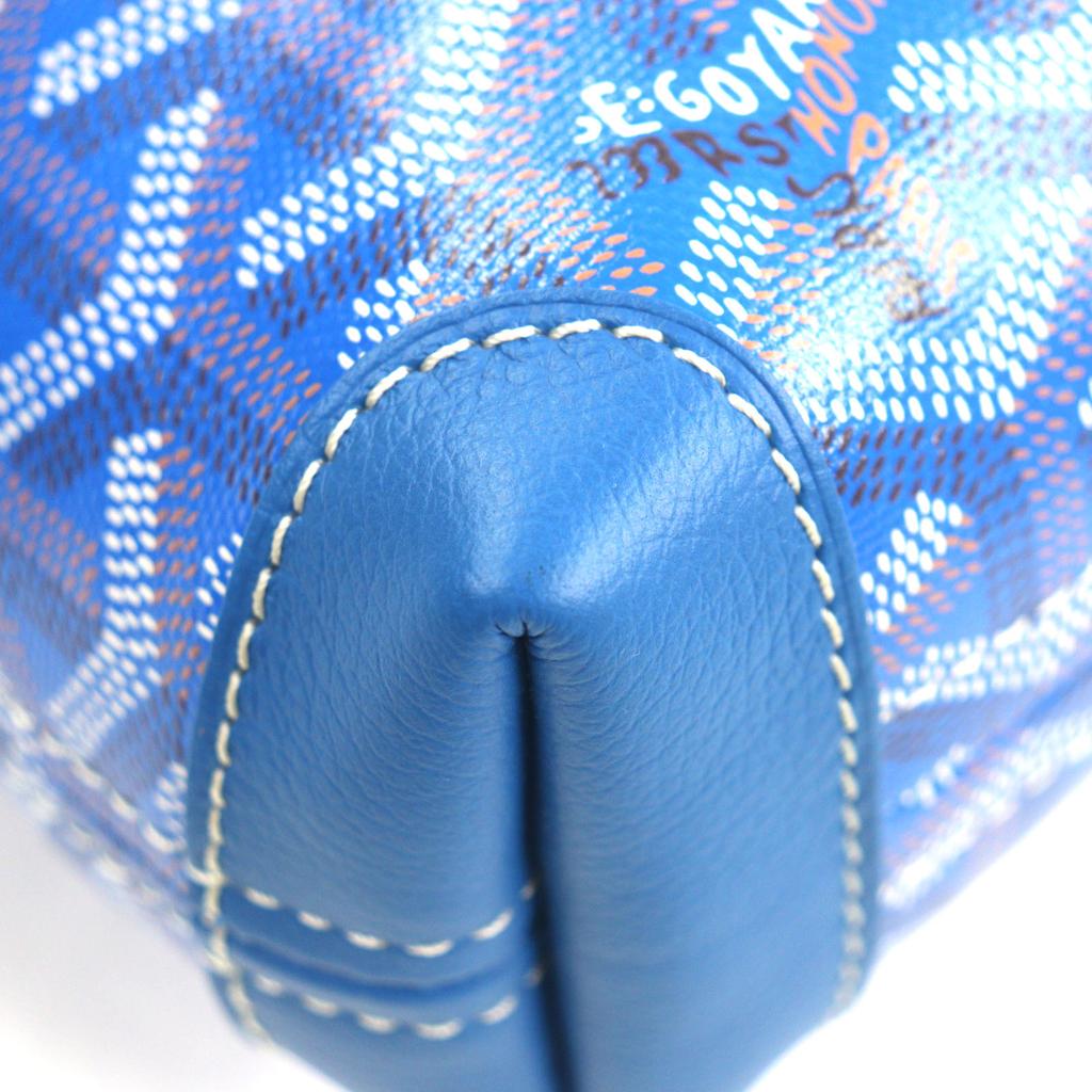 Pristine GOYARD Clutch Bag Conti Pouch Blue Mens CONTIPPMLTY01CL01P Used