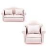 Simulation Miniature Sofa With Pillow Mini Sofa Girls Gift Dollhouse Sofa Children Toy