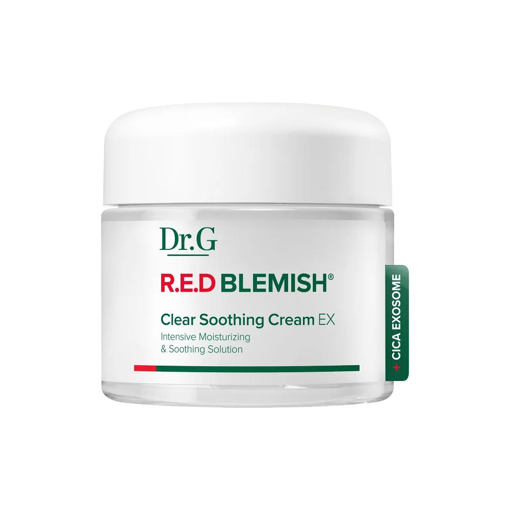 Dr.G Крем успокаивающий для проблемной кожи Red Blemish Clear Soothing Cream EX Special Set 70 мл (+30 мл + Сыворотка 10 мл x 2)