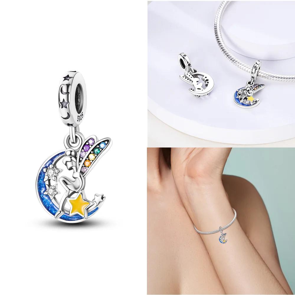 Beads Blue Series Fit Bracelet Charms Diy Original Fashion Charm Copper Pendants For Jewelry Maing Fine Gift Accessory