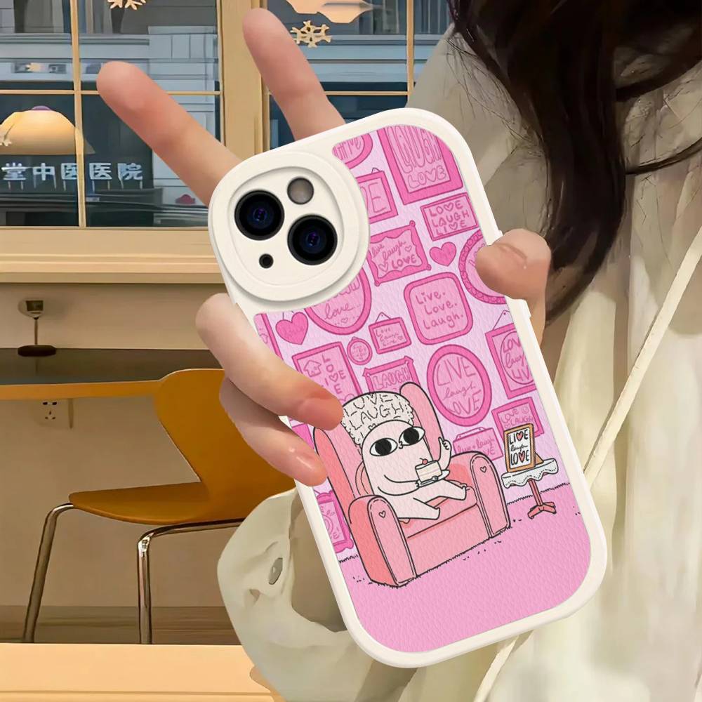 Мультяшный кожаный чехол для телефона Ketnipz Для IPhone 15 14 13 Pro Max 12 11 16 Plus Чехол для телефона