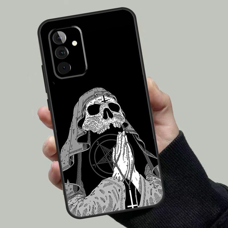 Чехол в стиле хоррор-манги для Samsung Galaxy A06 A16 A26 A36 A56 A53 A32 A52 A33 A13 A55 A35 A15 A14 A34 A54 A17
