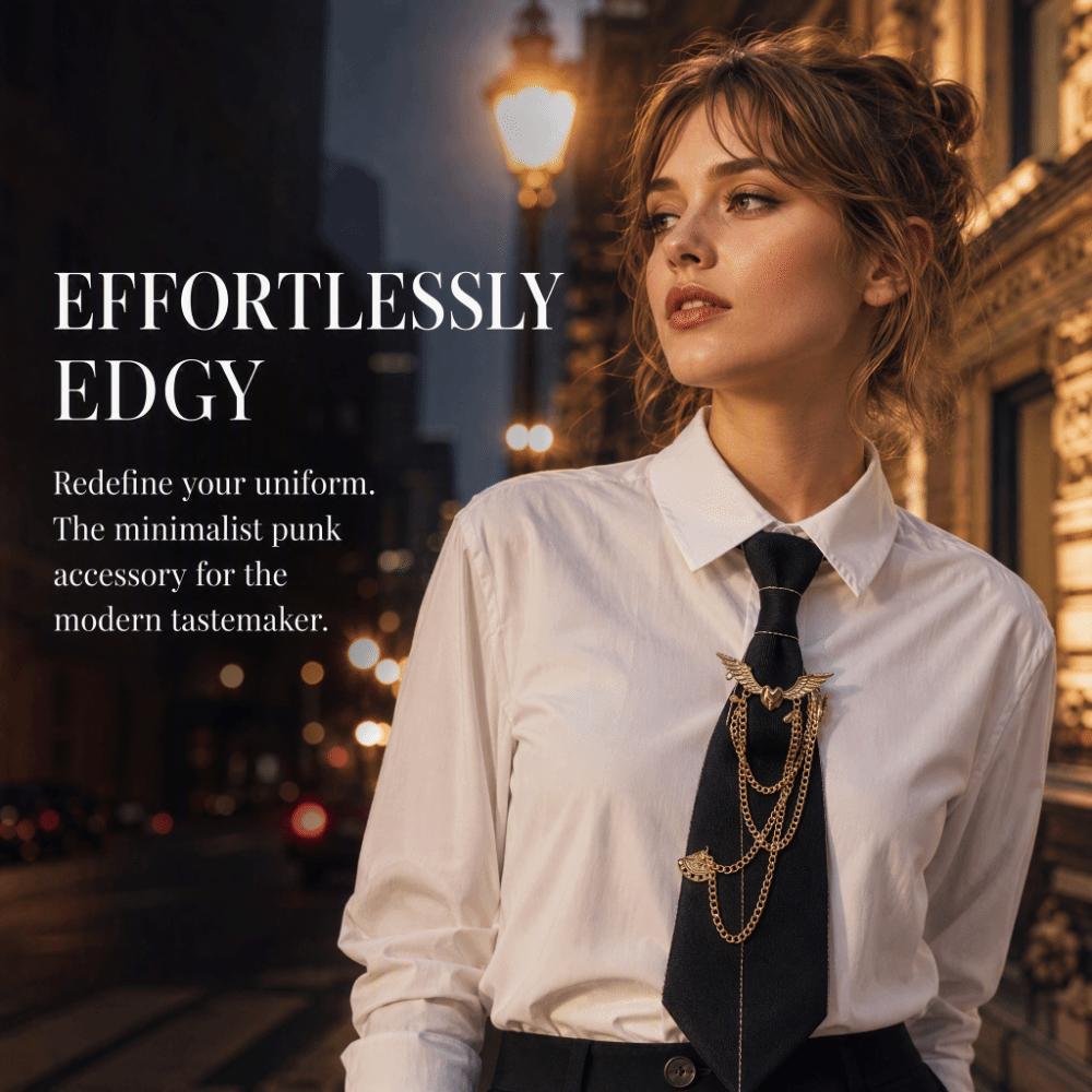 Polyester Chain Neck Accessory Preppy Style Neck Ornament Fashion JK Collar Pin JK Uniform Wear