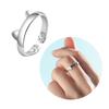 Adjustable Cartoon Little Cat Kitten Pet Finger Rings Lovely Cat Ears Paws Rings Birthday Gifts for College Girls