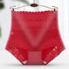 Lace Underwear for Women High Waist Body Shaping Antibacterial Cotton Crotch Plus Size Beautiful Sexy Triangle Panties