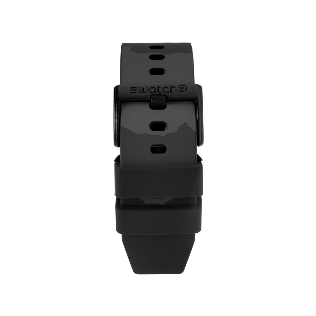 Swatch Мужские черные часы 47 мм SB03B110 SB03B110
