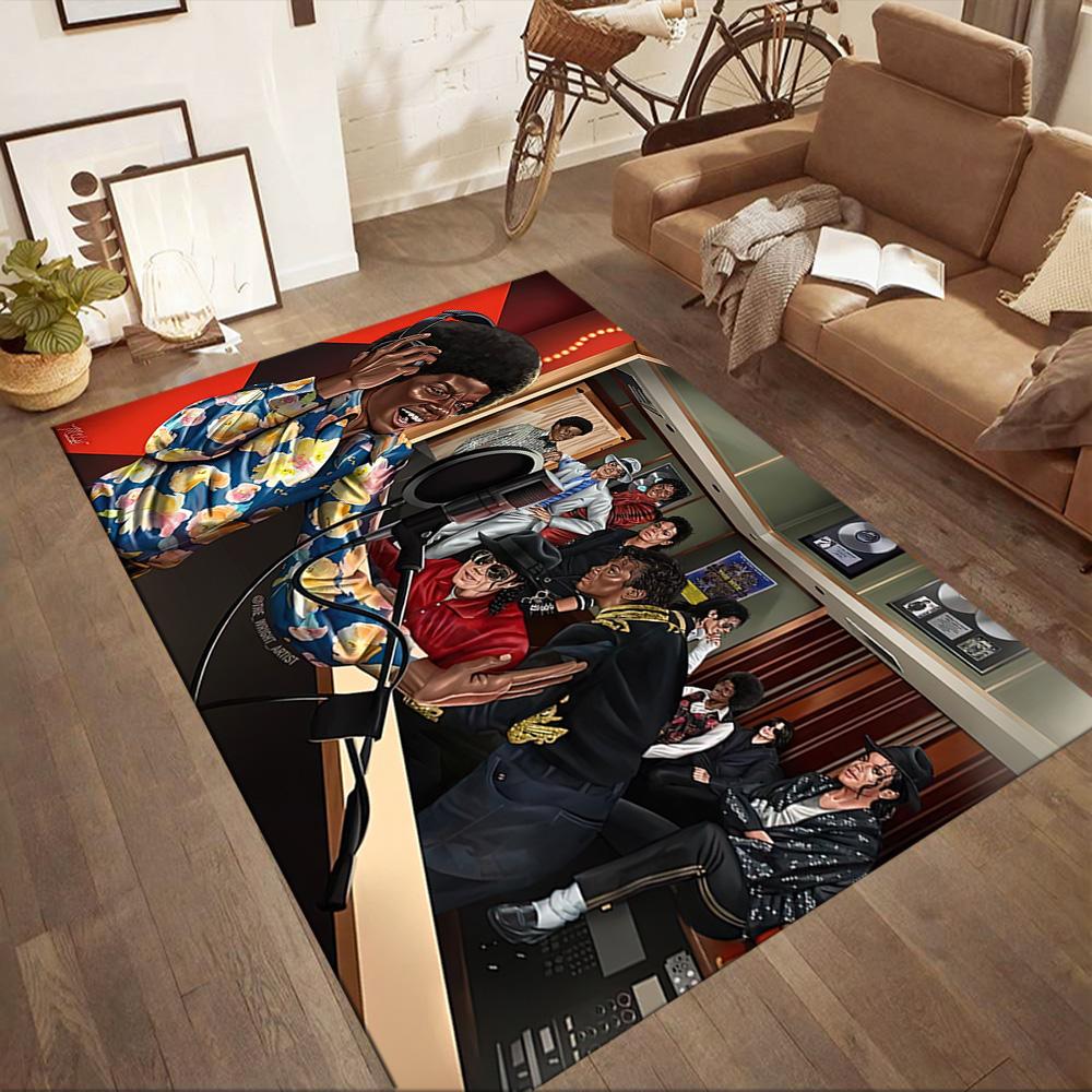 Michael Jackson 201 Floor Mat Perfect for Hallway Balcony Foyer Living Rooms Anti-slip Rug Office home decor Perfect Birthday/Christmas Gift Idea