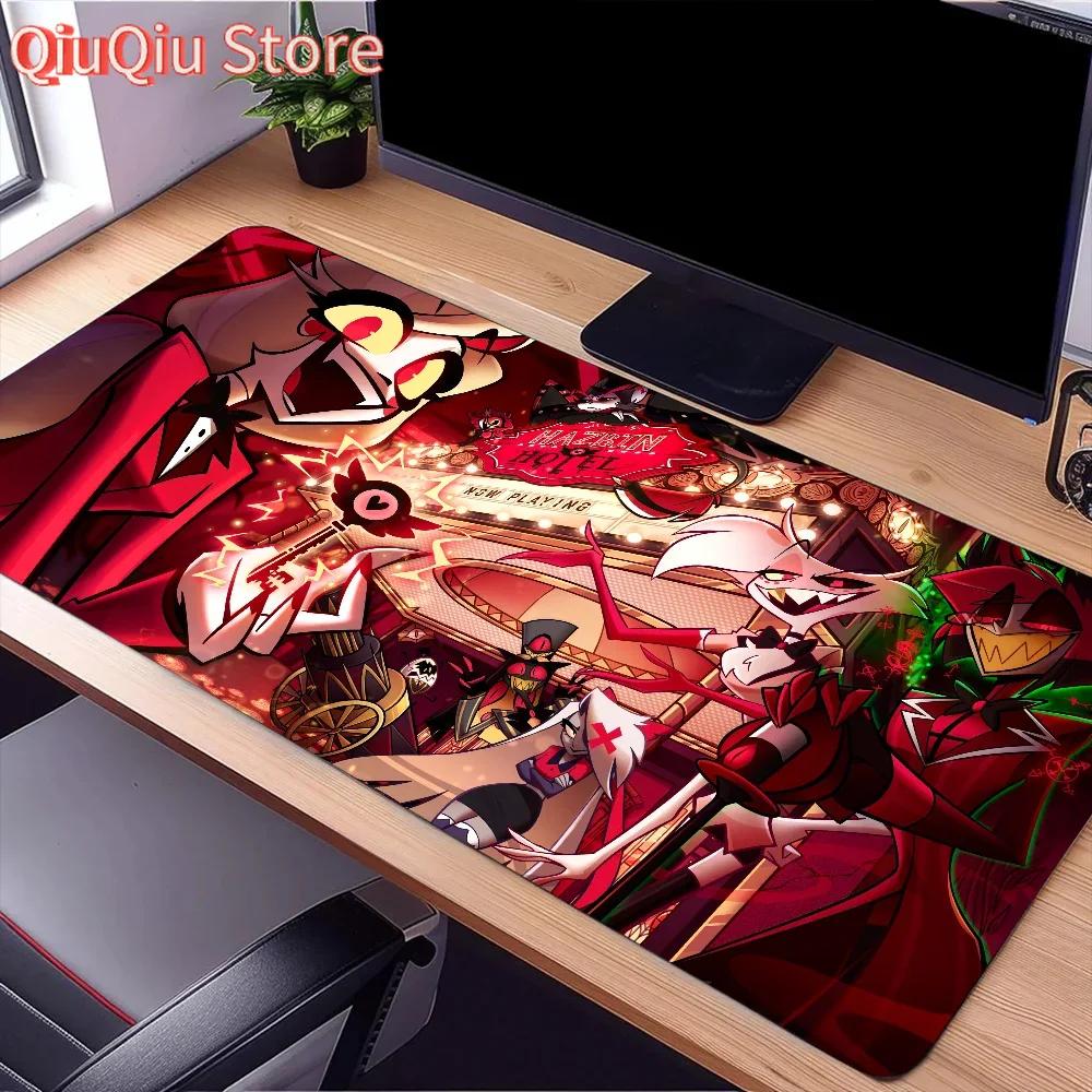 HHazbinS Cartoon HHotel Mouse Pad Large Desk Mat Keyboard Ergonomic Office Rubber PC Nonslip Antifray Home Custom