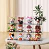 Cute Pet Series Cartoon Animation Building Block Toys Cute Wedding Cat And Dog Models Educational Assembly Toys Holiday Gifts