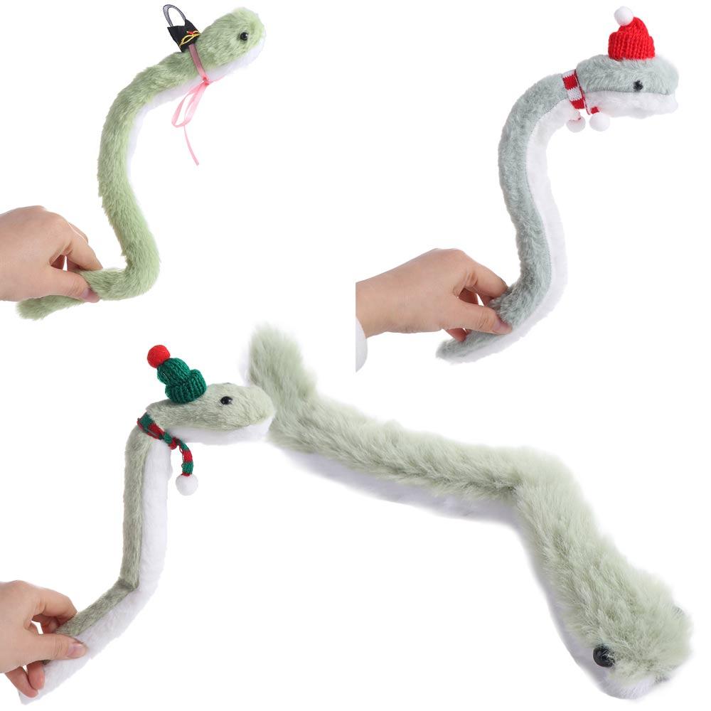 Wrap Around Arm Snake Stuffed Plush Doll Little Snake Green Snake Animal Doll  Children Gift