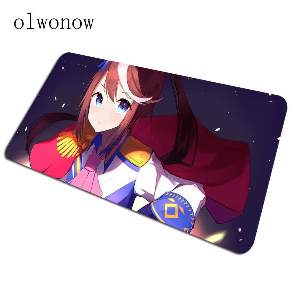 Коврик для мыши Uma Musume Pretty Derby 90x40 Аниме HD Рисунок Большой Кавайный Компьютерный 700X300 Мауспад Игровой XL Коврик для мыши Настольный коврик 80x30