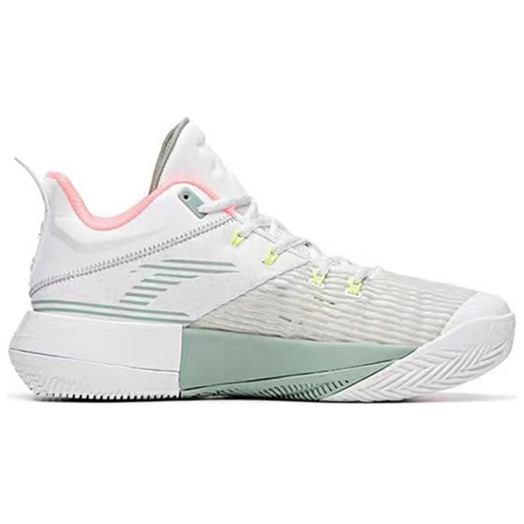 Anta Баскетбольные кроссовки Attack 2 Comfortable Universal, амортизирующие, нескользящие, износостойкие, средней высоты, мужские, серо-белые 112031107-3