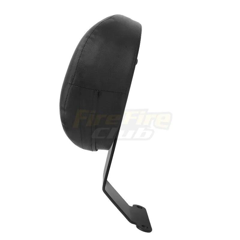 Мотоциклетная черная задняя спинка водителя, кожаная подушка для водителя, кожаные аксессуары для Honda Shadow VT400 VT 750 1997-2003 гг.