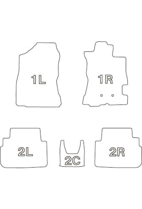 Комплект ковриков Clazzio 3D Type для 1 Impreza Sport H28 Impreza Sport Hybrid R2 XV H29 XV Hybrid H30 НОВЫЙ резиновый черный (2016)/11~ / (электронный боксер)