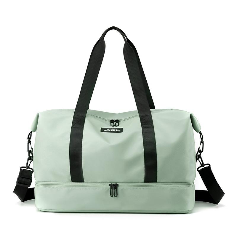 Легкая большая вместительная сумка для фитнеса, нейлоновая дорожная сумка для мужчин и женщин, одинаковая модная спортивная сумка для отдыха, большая сумка