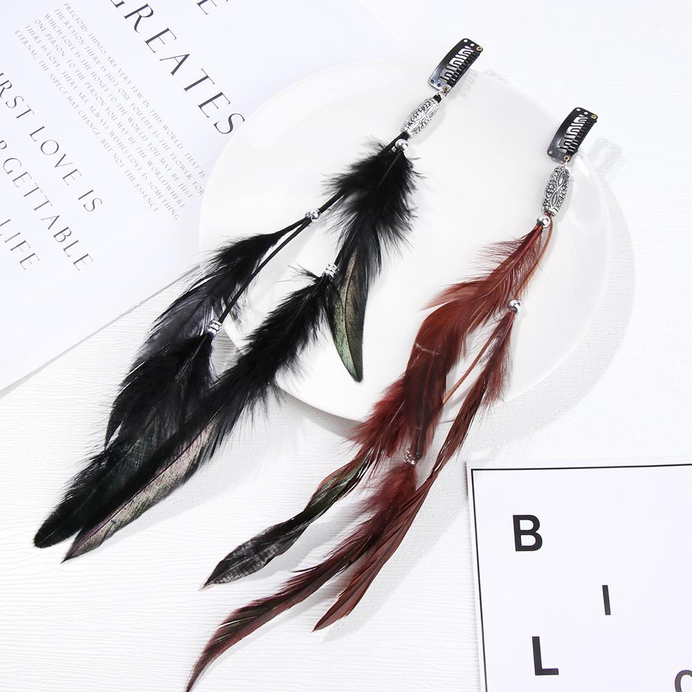 Extensions Comb Headdress Feather Hair Rope Hippie Headpieces Headband Headwear Novelty Hairclips