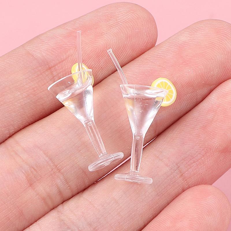 2шт 1:12 миниатюрных кукольных домиков, стаканчики для лимонного сока, кухонные принадлежности, игрушки