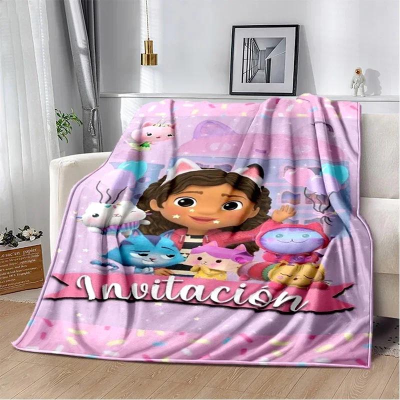 Милая Аниме Гэбби Кукольный домик Одеяло Супер Мягкое Мультяшное kawaii Одеяло для Путешествий Постельное Белье Диван Кровать Одеяло Подарок на День Рождения