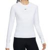Nike Удобная футболка с длинным рукавом Женские топы Белый FV7846100