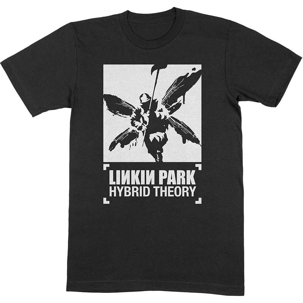 Мужская футболка Linkin Park Soldier Hybrid Theory приталенного кроя X-Large Черная